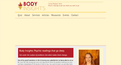 Desktop Screenshot of bodyinsights.com